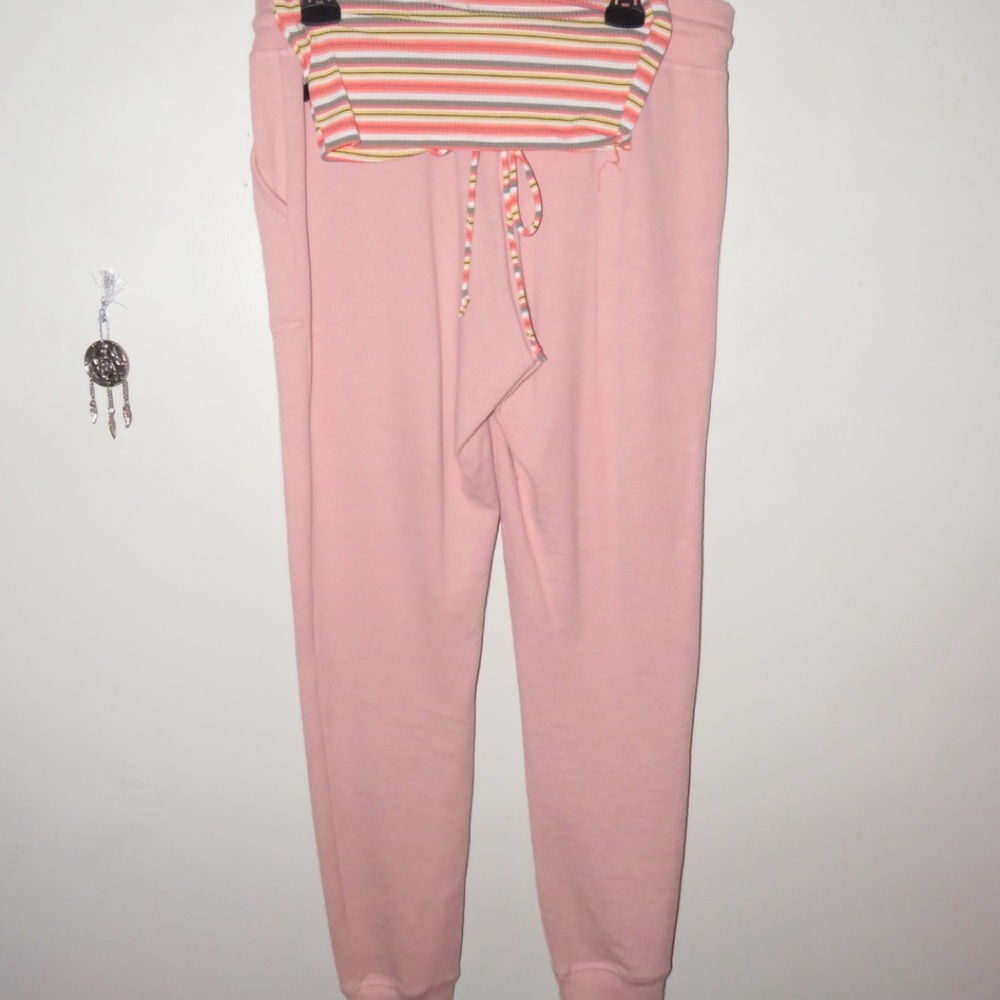 Two set Sweatpants and CropTop